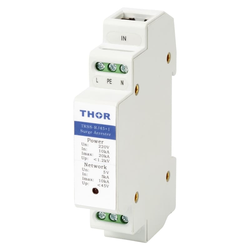 Din Rail RJ45 Surge Protective Device TRSS-RJ45