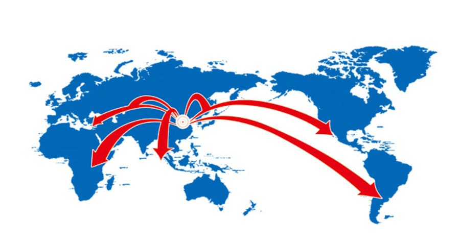 export to many countries