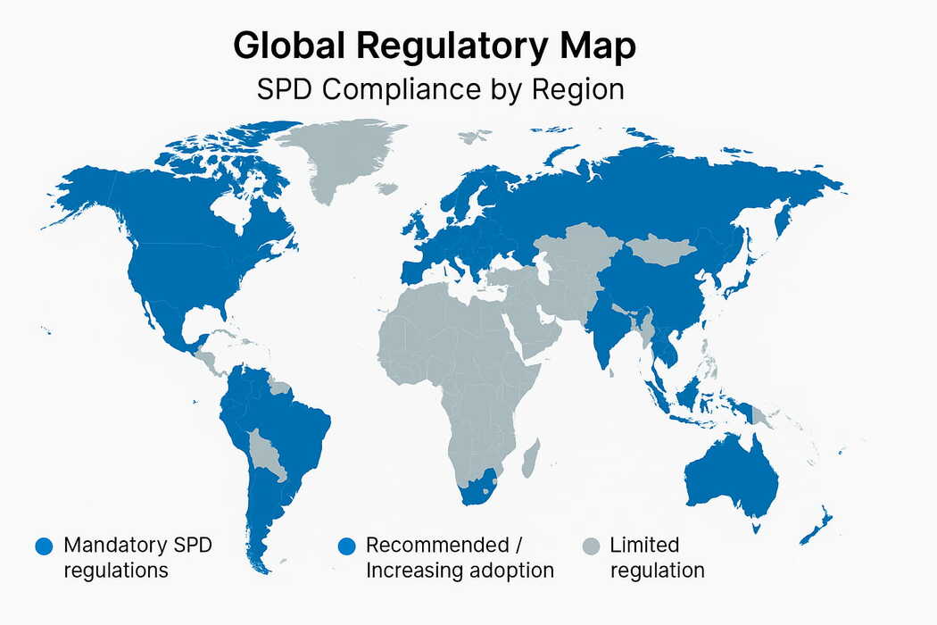 Global SPD mandatory map