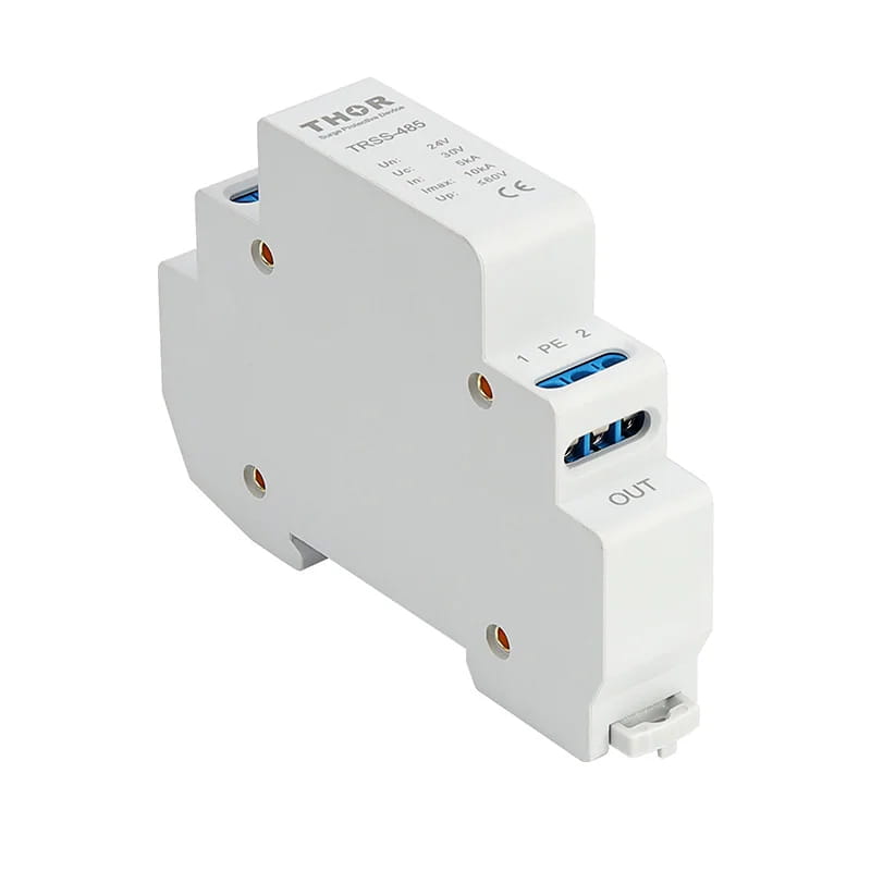 TRSS-485 18mm Din Rail Signal Control Surge Protector